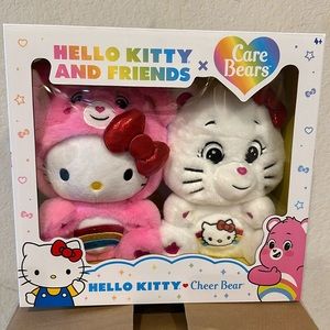Hello Kitty X Care Bear Plush Set